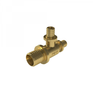 Тройник латунный KAN-therm UltraLine 25x20x25 мм 1109260027 Тройник латунный KAN-therm UltraLine 25x20x25 мм 1109260027