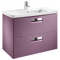 Тумба под умывальник Roca The Gap подвесная 2 ящика 577х602х412 мм фиолетовая ZRU9302742