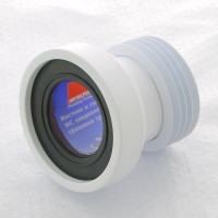 Труба фановая McAlpine L=140 мм с манжетой угол 14° MRWC10