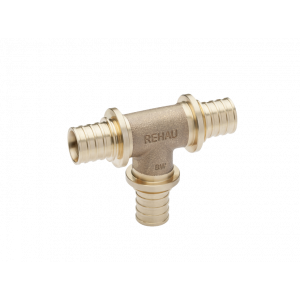 Тройник равнопроходный REHAU RAUTITAN RX 20-20-20 бронза 13109481001 Тройник равнопроходный REHAU RAUTITAN RX 20-20-20 бронза 13109481001