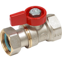 Кран шаровой Giacomini R251P для котлов и счетчиков ВР 1/2 x 1/2 гайка R251PX012