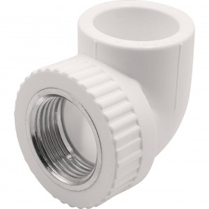 Угольник комбинированный 90° PP-R THERMOLIGHT 32 мм x 1 ВР белый НС-1620668 Угольник комбинированный 90° PP-R THERMOLIGHT 32 мм x 1 ВР белый НС-1620668