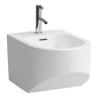 Биде подвесное Laufen Sonar 540x370x300 мм 1 отверстие белый матовый 8.3034.1.757.302.1