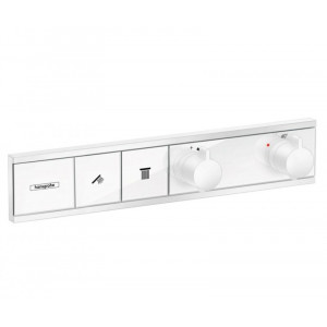 Термостат Hansgrohe RainSelect для 2 потребителей внешняя часть Matt White 15380700