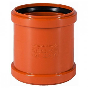 Муфта надвижная ремонтная Ostendorf KG PVC 110 мм 220500 Муфта надвижная ремонтная Ostendorf KG PVC 110 мм 220500
