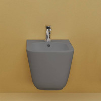 Биде подвесное Kerasan Tribeca 54х35 см с креплением WB9N Ferro matt 512589