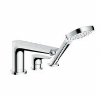 Смеситель на борт ванны Hansgrohe Talis E на 3 отверстия внешняя часть 71731000
