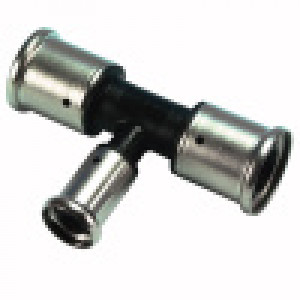 Тройник пресс переходный Henco PVDF 40x16x40 мм 10PK-401640 Тройник пресс переходный Henco PVDF 40x16x40 мм 10PK-401640