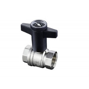 Кран шаровой Oventrop Optibal DN20 3/4 с термометром 1078006 Кран шаровой Oventrop Optibal DN20 3/4 с термометром 1078006