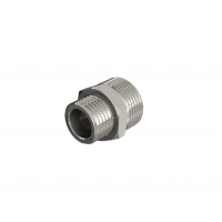 Ниппель переходной Metalit TIN PLATED 1/2 x 3/4 НН латунь луженая EBF291234T