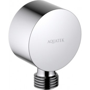 Шланговое подсоединение Aquatek хром AQ2457CR