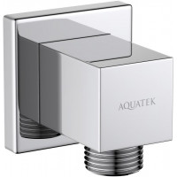 Шланговое подсоединение Aquatek хром AQ2458CR