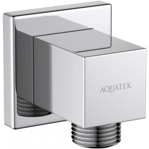Шланговое подсоединение Aquatek хром AQ2458CR