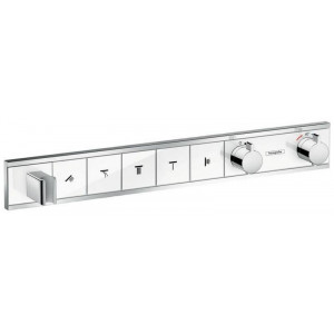 Термостат Hansgrohe RainSelect для 5 потребителей внешняя часть 15358400 Термостат Hansgrohe RainSelect для 5 потребителей внешняя часть 15358400
