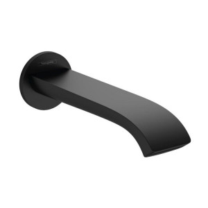 Излив для ванны Hansgrohe Vivenis настенный черный матовый 75410670 Излив для ванны Hansgrohe Vivenis настенный черный матовый 75410670