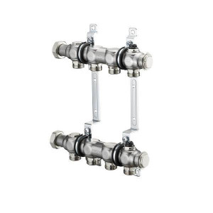 Коллектор распределительный Oventrop Multidis SH 2 контура 1 x 3/4 EK нержавеющая сталь 1407152 Коллектор распределительный Oventrop Multidis SH 2 контура 1 x 3/4 EK нержавеющая сталь 1407152