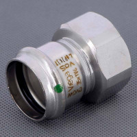 Муфта переходная пресс-В Viega Sanpress Inox нержавеющая сталь 35x1 1/4 436667