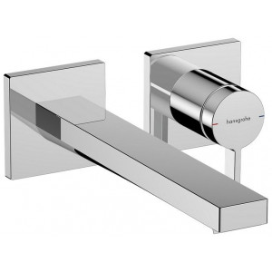 Смеситель для раковины hansgrohe Tecturis E 225 мм настенный на 2 отверстия внешняя часть 73051000 Смеситель для раковины hansgrohe Tecturis E 225 мм настенный на 2 отверстия внешняя часть 73051000