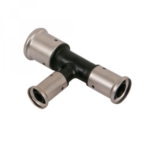 Тройник пресс-фитинг HENCO PVDF 26x16x16 мм 11PK-261616 Тройник пресс-фитинг HENCO PVDF 26x16x16 мм 11PK-261616