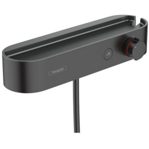 Термостат для душа Hansgrohe ShowerTablet Select 400 внешнего монтажа матовый черный 24360670 Термостат для душа Hansgrohe ShowerTablet Select 400 внешнего монтажа матовый черный 24360670