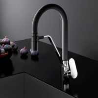 Смеситель для кухни AM.PM Like с каналом для питьевой воды и гибким изливом F8007802