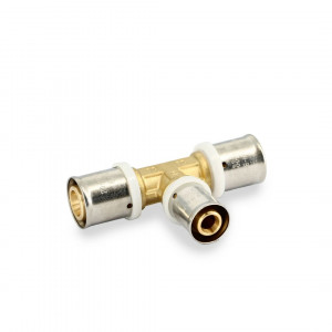 Тройник пресс редукционный General Fittings 20х16х20 мм 706G7671 Тройник пресс редукционный General Fittings 20х16х20 мм 706G7671