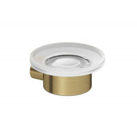Мыльница Kludi Vela R 110x111x49 мм золото брашированное 58985N0