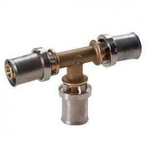 Тройник Giacomini RM151 20x2x16x2x16x2 мм латунный пресс RM151Y063 Тройник Giacomini RM151 20x2x16x2x16x2 мм латунный пресс RM151Y063