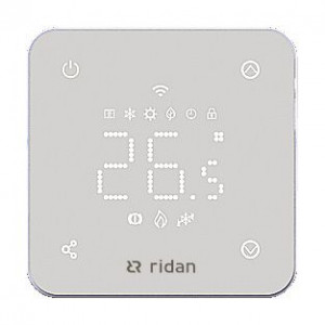 Термостат Ридан RSmart-FW Wi-Fi 230 В белый 088L1142R Термостат Ридан RSmart-FW Wi-Fi 230 В белый 088L1142R
