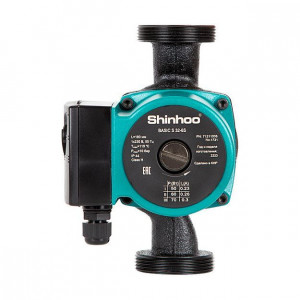 Насос циркуляционный Shinhoo BASIC S 32-6S 180 мм 70 Вт с гайками 71211005 Насос циркуляционный Shinhoo BASIC S 32-6S 180 мм 70 Вт с гайками 71211005