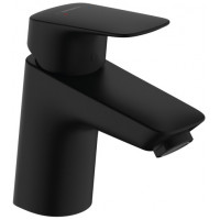 Смеситель для раковины Hansgrohe Logis 70 Push-Open черный матовый 71077670