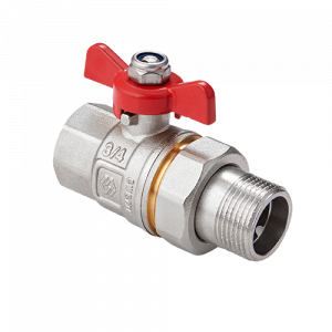 Кран шаровой Hogert Technik Premium 1 1/4 НВ PN 40 ручка-бабочка с полусгоном BV52007 Кран шаровой Hogert Technik Premium 1 1/4 НВ PN 40 ручка-бабочка с полусгоном BV52007