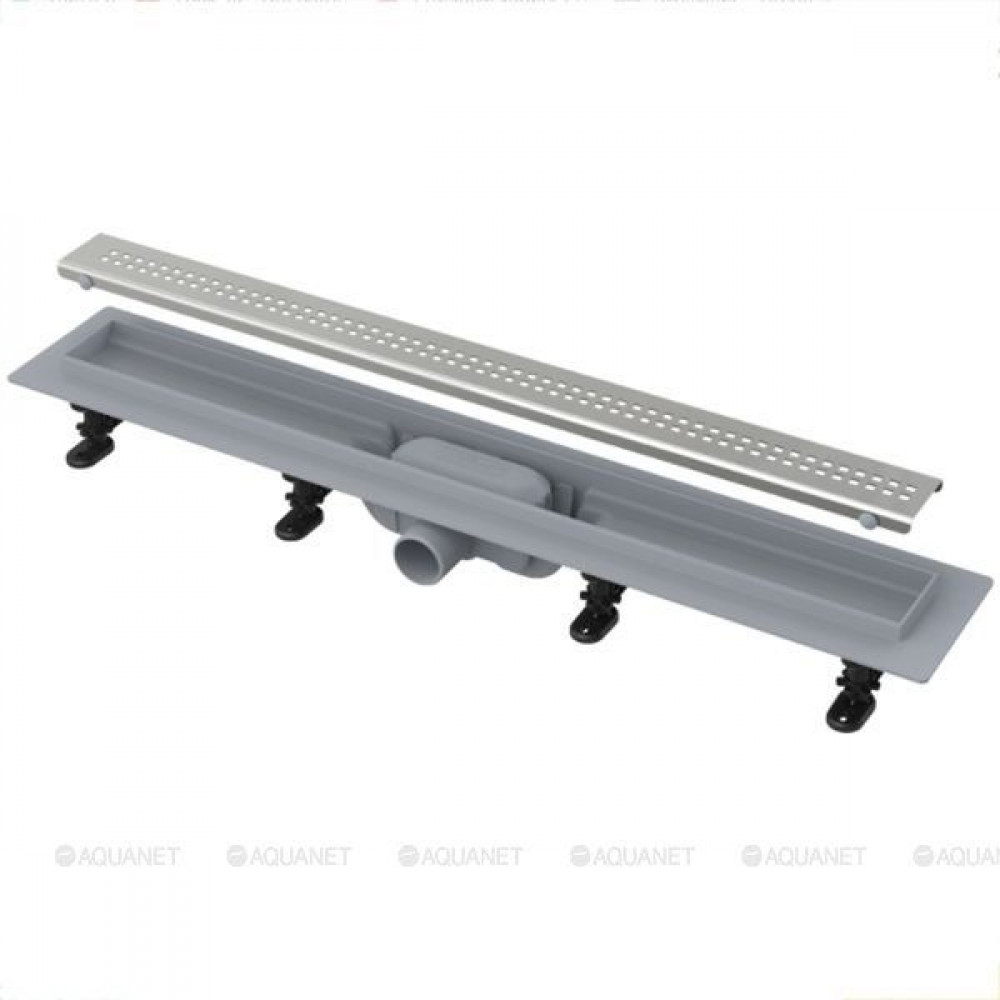 Водоотводящий желоб AlcaPlast Simple с порогами 750 мм APZ9-750M