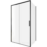 Душевое ограждение Aquanet Pleasure Evo 110x90 см дверь и стекло черный анод AE65-110x90-BT