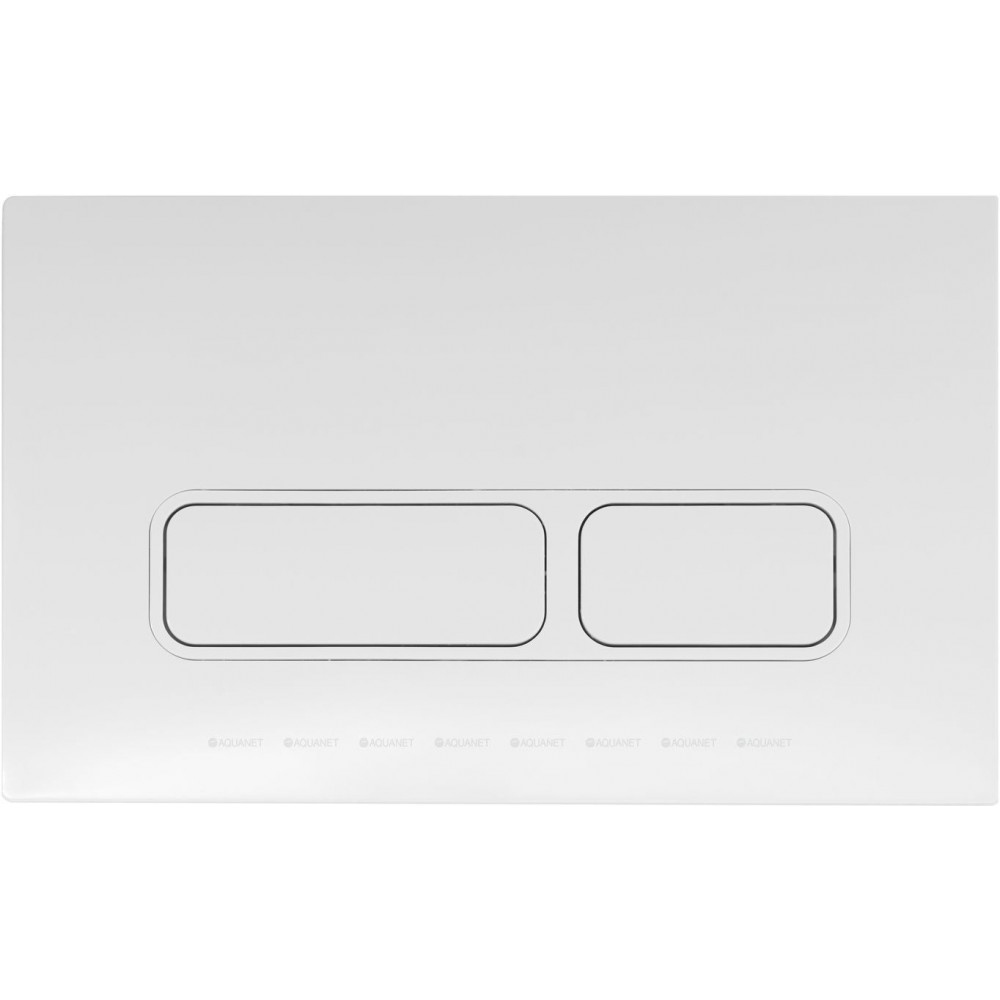 Кнопка смыва Aquanet AQ-PRO-01W двойная белый 00346765