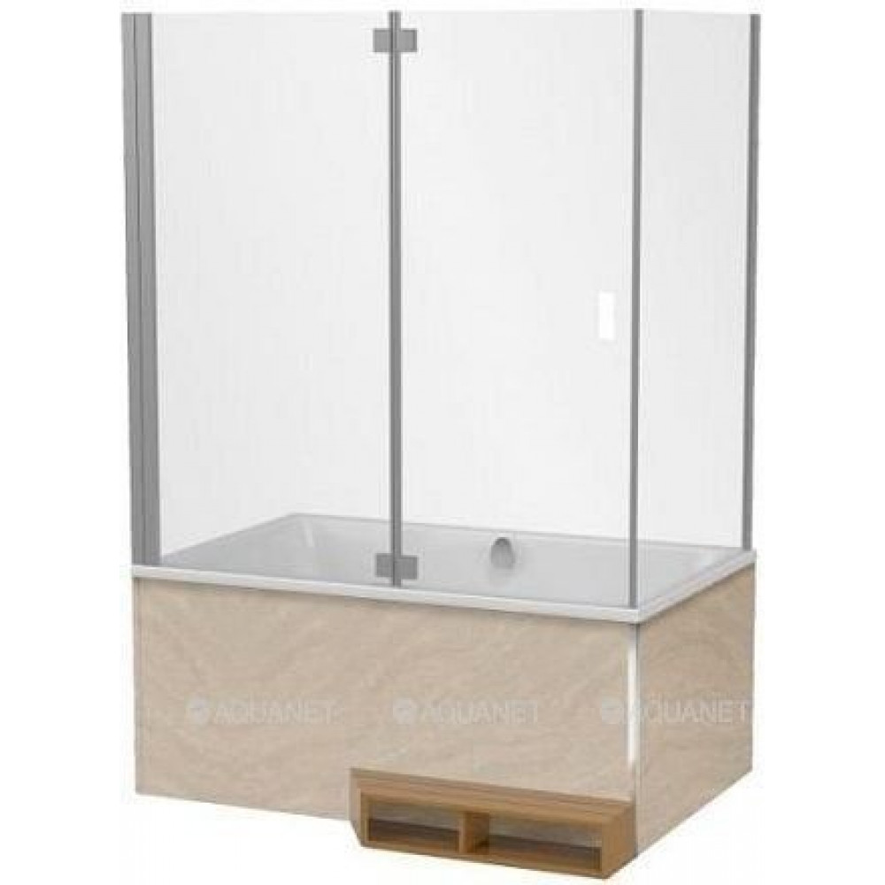 Экран для ванны Jacob Delafon Capsule стеклянный 140x90 см E6D129-GA