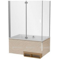 Экран для ванны Jacob Delafon Capsule стеклянный 140x90 см E6D129-GA