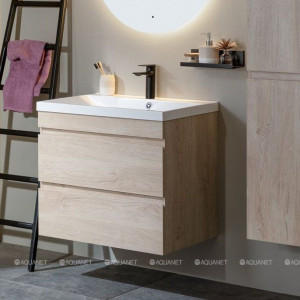 Тумба с раковиной Aquanet Нота New 90 дуб светлый 00335882 Тумба с раковиной Aquanet Нота New 90 дуб светлый 00335882