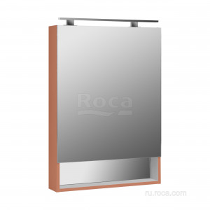 Зеркальный шкаф Roca The Gap 600х850х129 мм LED-подсветка терракота ZRU9307840 Зеркальный шкаф Roca The Gap 600х850х129 мм LED-подсветка терракота ZRU9307840
