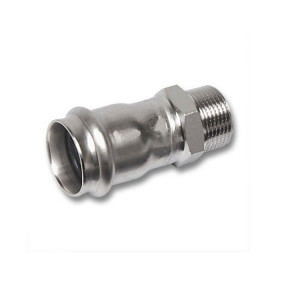 Ниппель переходной Sanha NiroPress 316L 42 мм x 1 1/2 НР 69243G421123 Ниппель переходной Sanha NiroPress 316L 42 мм x 1 1/2 НР 69243G421123