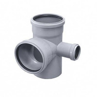 Крестовина двухплоскостная правая Ostendorf HT HTEDR 87° 110/110/50 мм RAL 7037 115960