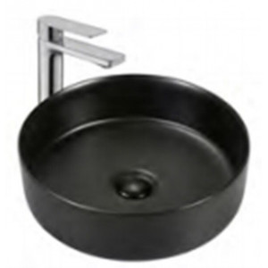 Раковина Splendy Bliss 400x400x125 мм без отверстия цвет черный матовый BL10540T0NBM