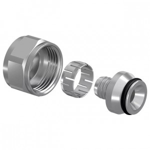 Адаптер зажимной Uponor Vario PE-Xa 20x1.9/2.0-3/4 ВР Евроконус латунь 1057442