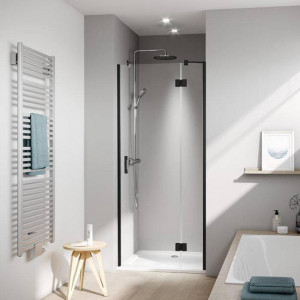 Дверь в нишу Kermi LIGA 900x2000 мм Schwarz Soft прозрачное стекло Kermiclean LI SFR 09020 3PK Дверь в нишу Kermi LIGA 900x2000 мм Schwarz Soft прозрачное стекло Kermiclean LI SFR 09020 3PK