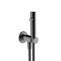 Гигиенический душ Gessi Inciso 1/2 шлифованный черный металлик 58153#707