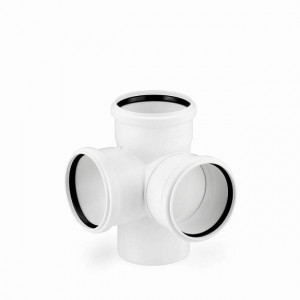 Крестовина двухплоскостная REHAU RAUPIANO Plus 110/110/110 мм 87° 11215641003