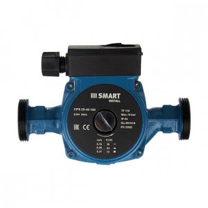 Насос циркуляционный Smart Install CPS 32-60 180 мм 93 Вт с гайками 58106S Насос циркуляционный Smart Install CPS 32-60 180 мм 93 Вт с гайками 58106S