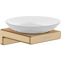 Мыльница hansgrohe AddStoris шлифованная бронза 41746140