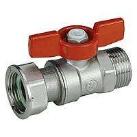 Кран шаровой Giacomini R254P 3/4 x 3/4 НВ бабочка R254PX004
