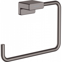 Кольцо для полотенца Hansgrohe AddStoris черный хром 41754340